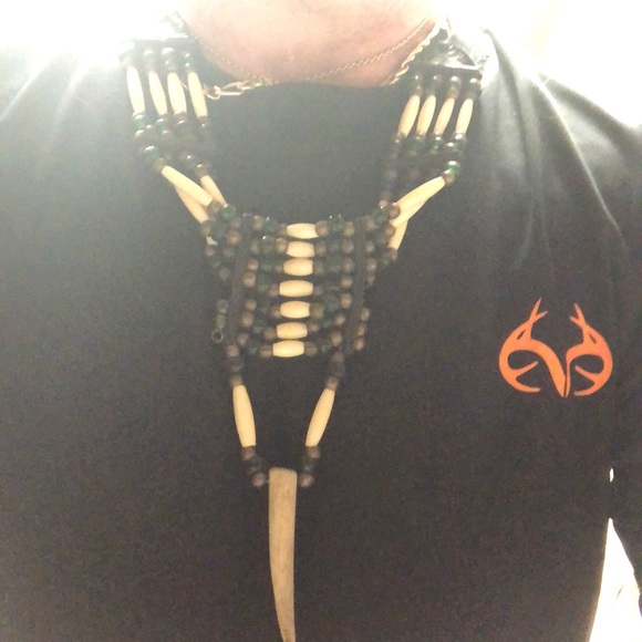 NATIVE AMERICAN NECK DRESS PIECE - Picture 1 of 1